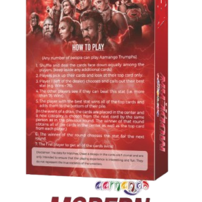 Aamango WWE Modern Era Trump Cards